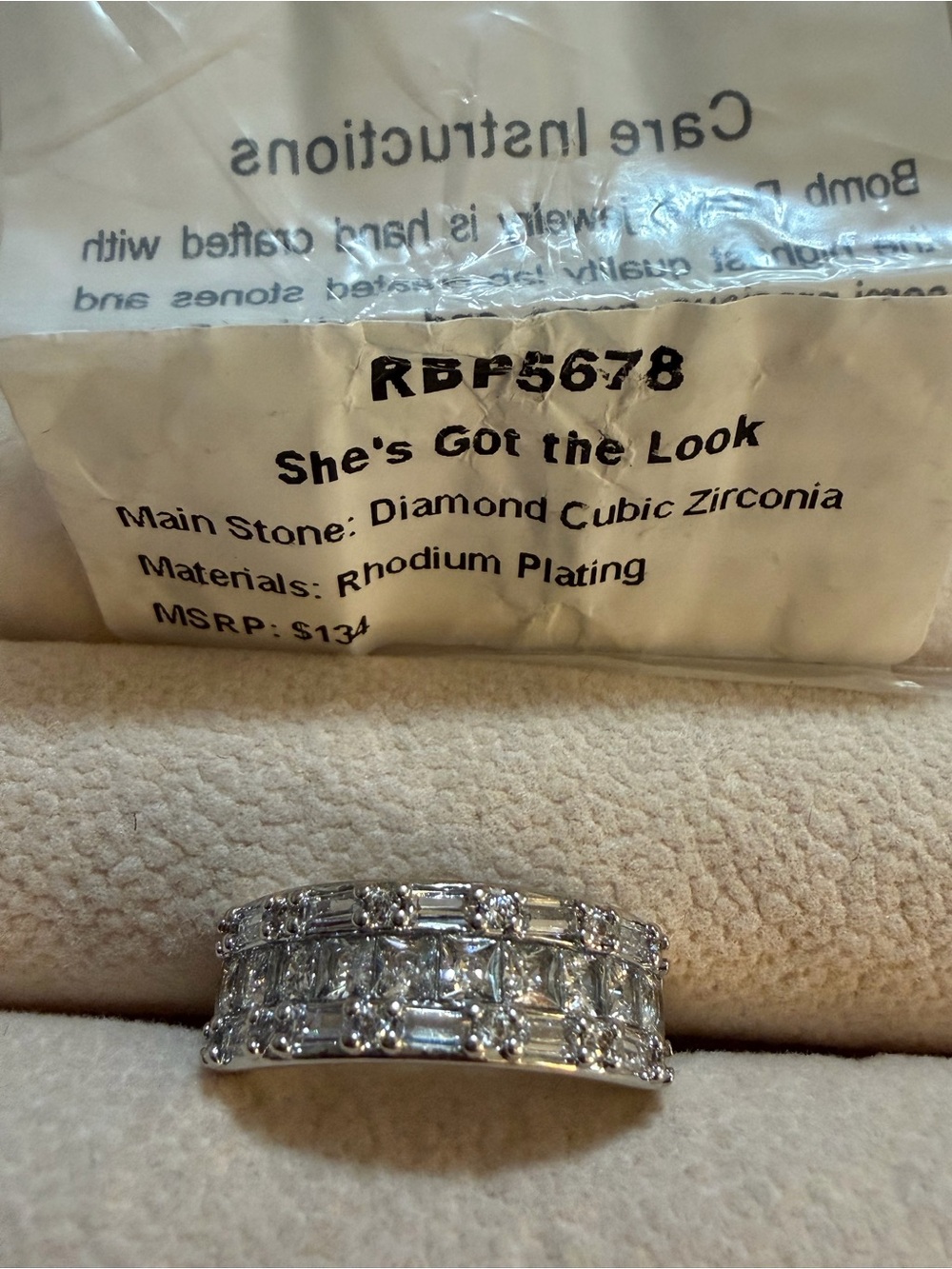 Bomb Party Ring RBP5678 Size 8 - Picture 3 of 3